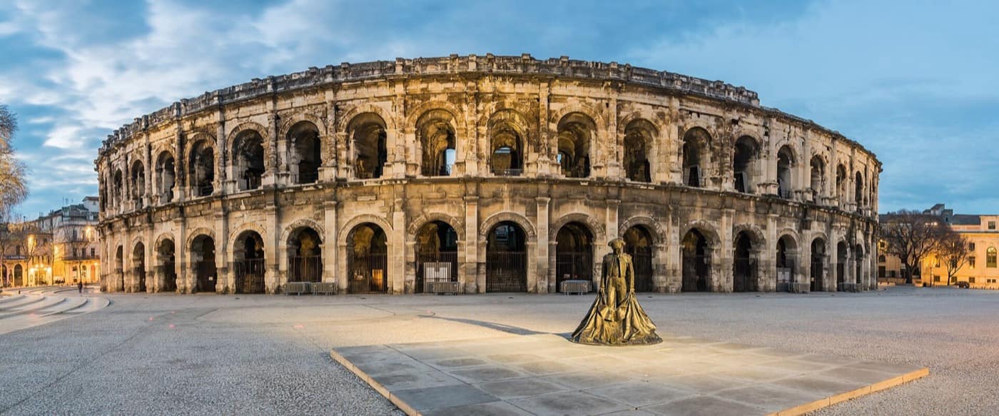 Vue de Nîmes